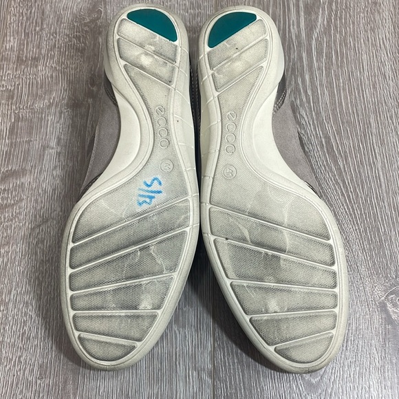 Ecco Bluma Summer Metallic Leather Mesh Lace Up Comfort Shoe Sneaker 10/10.5(41) - Picture 14 of 16